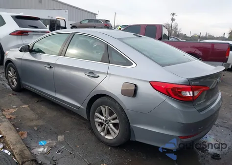 2015 Hyundai Sonata Se из США, поврежденный, VIN 5NPE24AF7FH156431